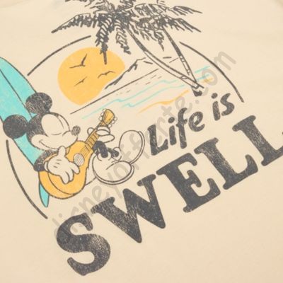 Disney Negozio Maglietta adulti Topolino Life is Swell più economico - -5