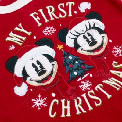 Disney Negozio Tutina e berretto baby a tema natalizio Topolino e Minni più economico - -3