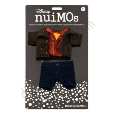 Disney Negozio Completo con camicia scozzese, pantaloni in velluto e giacca per peluche piccoli nuiMOs più economico - -1