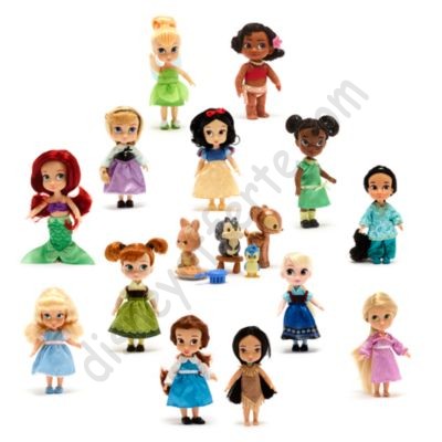 Disney Negozio Set bambole deluxe 13 cm collezione Disney Animators più economico - -0