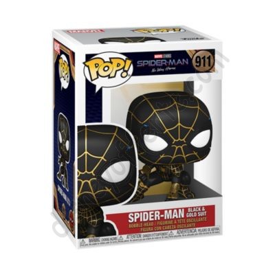 Disney Negozio Personaggio Spider-Man tuta nero e oro Funko Pop! Vinyl Figure, Spider-Man: No Way Home più economico - -1
