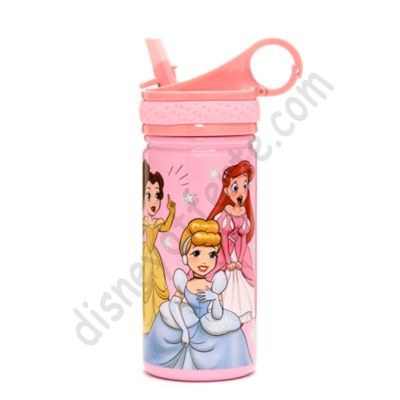 Disney Negozio Bottiglia per l'acqua in acciaio inox Principesse Disney, più economico - -0