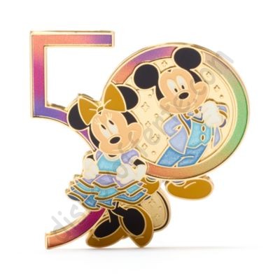 Disney Negozio Pin Minni e Topolino 50° anniversario Walt Disney World più economico - -0