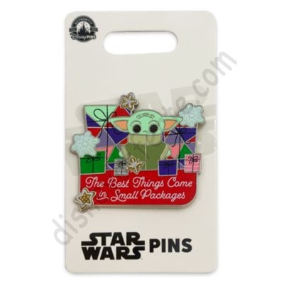 Disney Negozio Pin a tema natalizio Grogu Star Wars più economico - -1