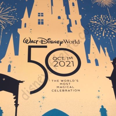 Disney Negozio Stampa 50° Anniversario Walt Disney World più economico - -2