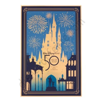 Disney Negozio Stampa 50° Anniversario Walt Disney World più economico - -0