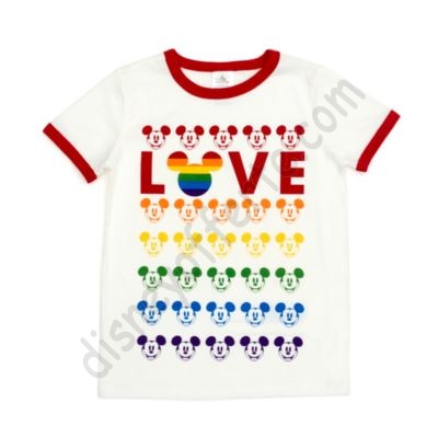 Disney Negozio Maglietta bimbi Love Topolino collezione Rainbow Disney più economico - Disney Negozio Maglietta bimbi Love Topolino collezione Rainbow Disney più economico
