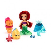 Disney Negozio Set di personaggi con mini bambola Ariel collezione Disney Animators più economico