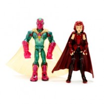 Disney Negozio Coppia di action figure Scarlet Witch e Visione Marvel Toybox più economico