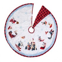 Disney Negozio Copri base albero di Natale Topolino e i suoi amici Walt's Holiday Lodge più economico