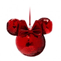 Disney Negozio Decorazione da appendere Minni silhouette rosso più economico
