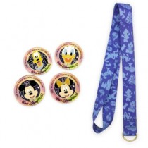 Disney Negozio Set di porta badge e pin Topolino e i suoi amici 50° anniversario Walt Disney World più economico