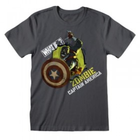 Disney Negozio Maglietta adulti Captain America Zombie Marvel What If...? più economico