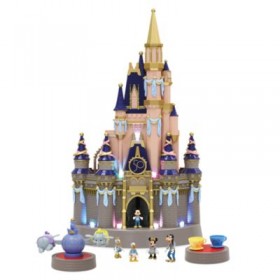 Disney Negozio Set di personaggi castello illuminato 50° Anniversario Walt Disney World più economico