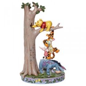 Disney Negozio Statuetta Winnie The Pooh e i suoi amici con l'albero del miele Enesco più economico