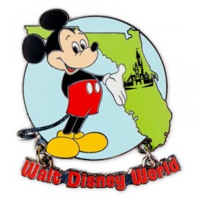 Disney Negozio Pin mappa della Florida Topolino e i suoi amici 50° anniversario Walt Disney World più economico